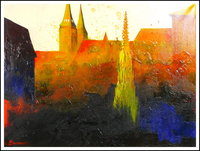 Oskar Brunner "Hauptmarkt-Schöner Brunnen"