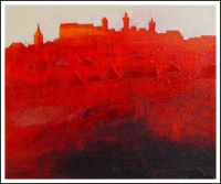 Oskar Brunner "Blick zur Burg"