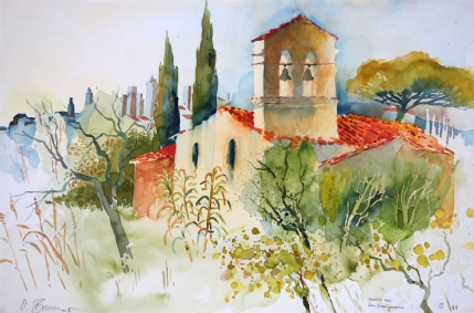 Oskar Brunner San Giminagno, 30 x 40 cm  380.- €